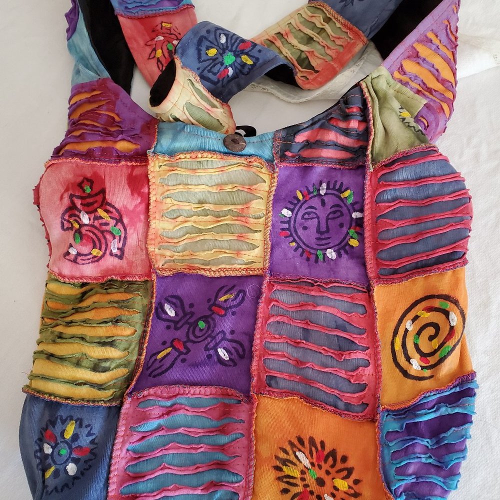 Rising International Hobo Patchwork Distressed Bag - Picture 8 of 8